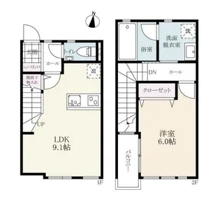 プレミアムアイランド尾崎Iの間取り