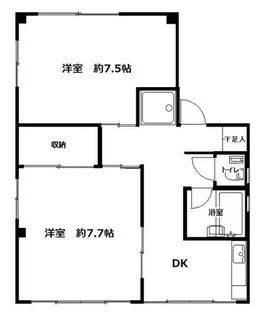 竹田ビル【3階】の間取り