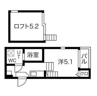 ハーモニーテラス川名町【1階】の間取り