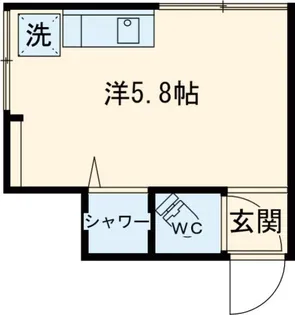 フレンドハイツA【2階】の間取り