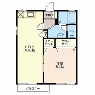 ファミール先生【1階】の間取り
