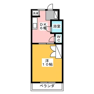 サンシャインノブII【1階】の間取り