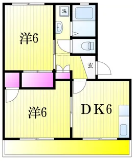 メゾン日暮【1階】の間取り
