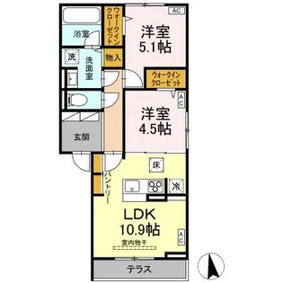 カーサ III【1階】の間取り