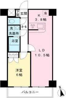 ACOLT府中緑町【3階】の間取り