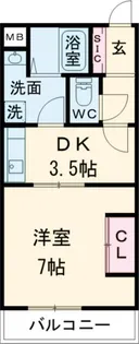 兵庫県神戸市兵庫区羽坂通3【マンション】の間取り