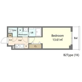 Alivis新江古田(アリビスシンエゴタ)【1階】の間取り