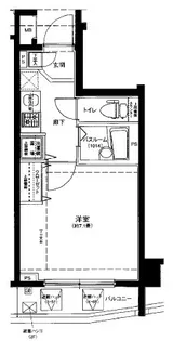ロアール溝口駅前【6階】の間取り
