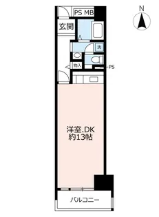 UR白鳥パークハイツ日比野東【8階】の間取り
