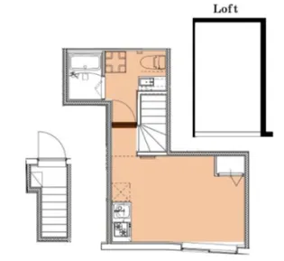 渋谷松見坂パークサイドヒルズ【2階】の間取り