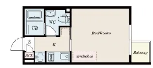 東京都文京区白山2【マンション】の間取り