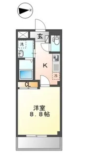 リリ・レア【1階】の間取り