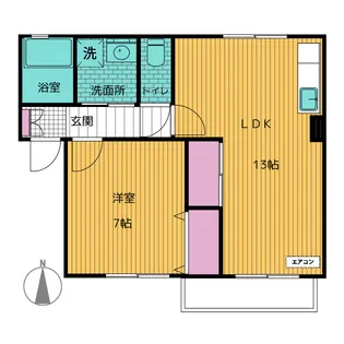 プレミールメゾン【1階】の間取り