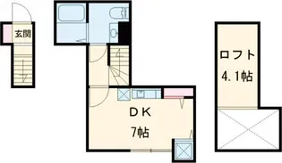 渋谷松見坂パークサイドヒルズ【2階】の間取り