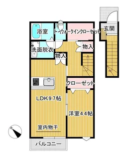 Casa Manzano(カサ・マンサーノ)【2階】の間取り