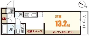 トワスール八木【2階】の間取り