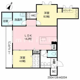 熊本県熊本市東区御領1【アパート】の間取り