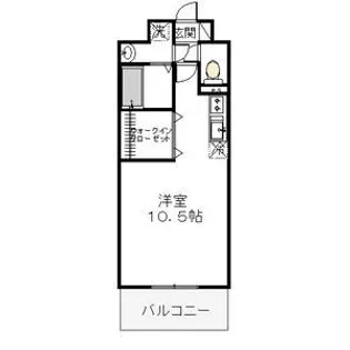 壱番館元今泉【8階】の間取り