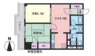 BELLE CREER【4階】の間取り