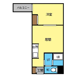 北海道札幌市中央区南一条東7【マンション】の間取り