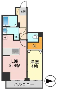 東京都葛飾区新小岩1【マンション】の間取り