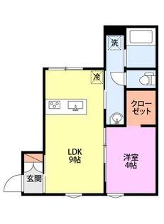 アーバンブランチ鳥屋野南【1階】の間取り