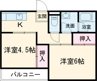 フォルザ水戸【3階】の間取り
