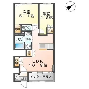 茨城県古河市鳥喰【アパート】の間取り