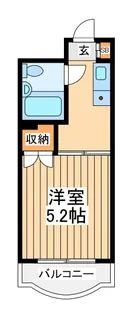 ハイタウン大倉山No.1【3階】の間取り