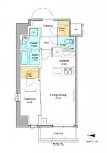 プラウドフラット本所吾妻橋【4階】の間取り