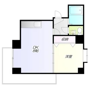 フラットワセダ【9階】の間取り