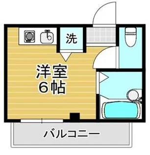 大阪府大阪市城東区蒲生4【マンション】の間取り