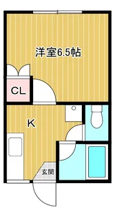コーポ明石【2階】の間取り