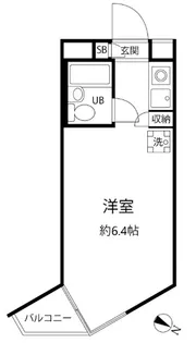 エスポワール中目黒【2階】の間取り