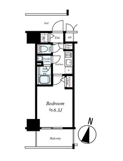 エスリード難波セントラル【10階】の間取り