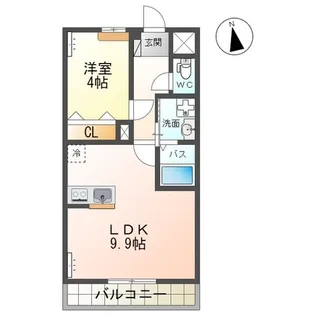 グランドール泉II【2階】の間取り