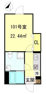 CFジオーレ西小岩五丁目【1階】の間取り