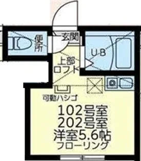 ユナイト上星川レッドパプリカ【1階】の間取り