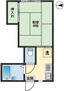 ストークハイツ常盤台【1階】の間取り