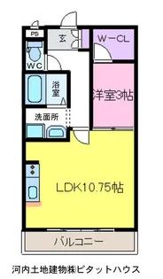 WAN’S PARK SAKURA B【1階】の間取り