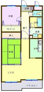 グリュンネベルグTAKANOII【2階】の間取り