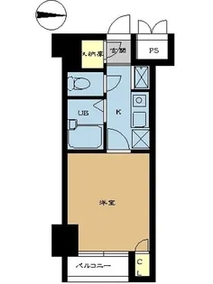 スカイコート日本橋第5【8階】の間取り