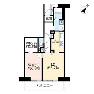 URビーコンヒル能見台サウスヒル【4階】の間取り