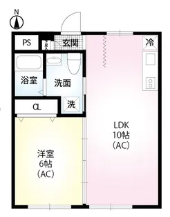 秀マンション【2階】の間取り