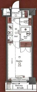 アーバイル新日本橋【6階】の間取り