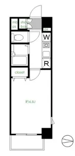 メインステージ日本橋箱崎II【8階】の間取り
