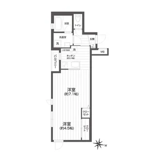メイクスデザイン用賀【3階】の間取り
