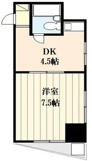 プレステージ西日暮里【2階】の間取り