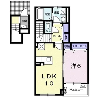 フォルトーナ S【2階】の間取り