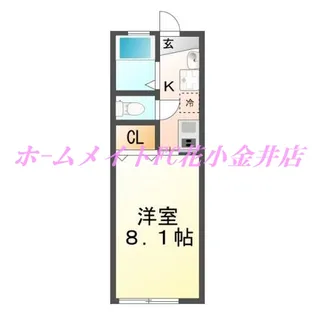 CASA ROCCO【1階】の間取り